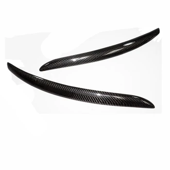 

New A Pair Headlight Lid Eyebrow EyeLids For BMW E92 E93 335I 335CI Model 2007-2012 Real Carbon Fiber Eyelids Trim Cover