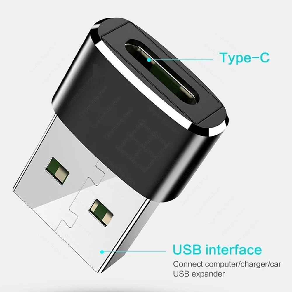 2PCS Charger Adapter For iPhone 13 Pro Max 13Pro 13 USB Type-C Adapter Type C USB-C Converter For iPhone 12 Laptop Type C Cables