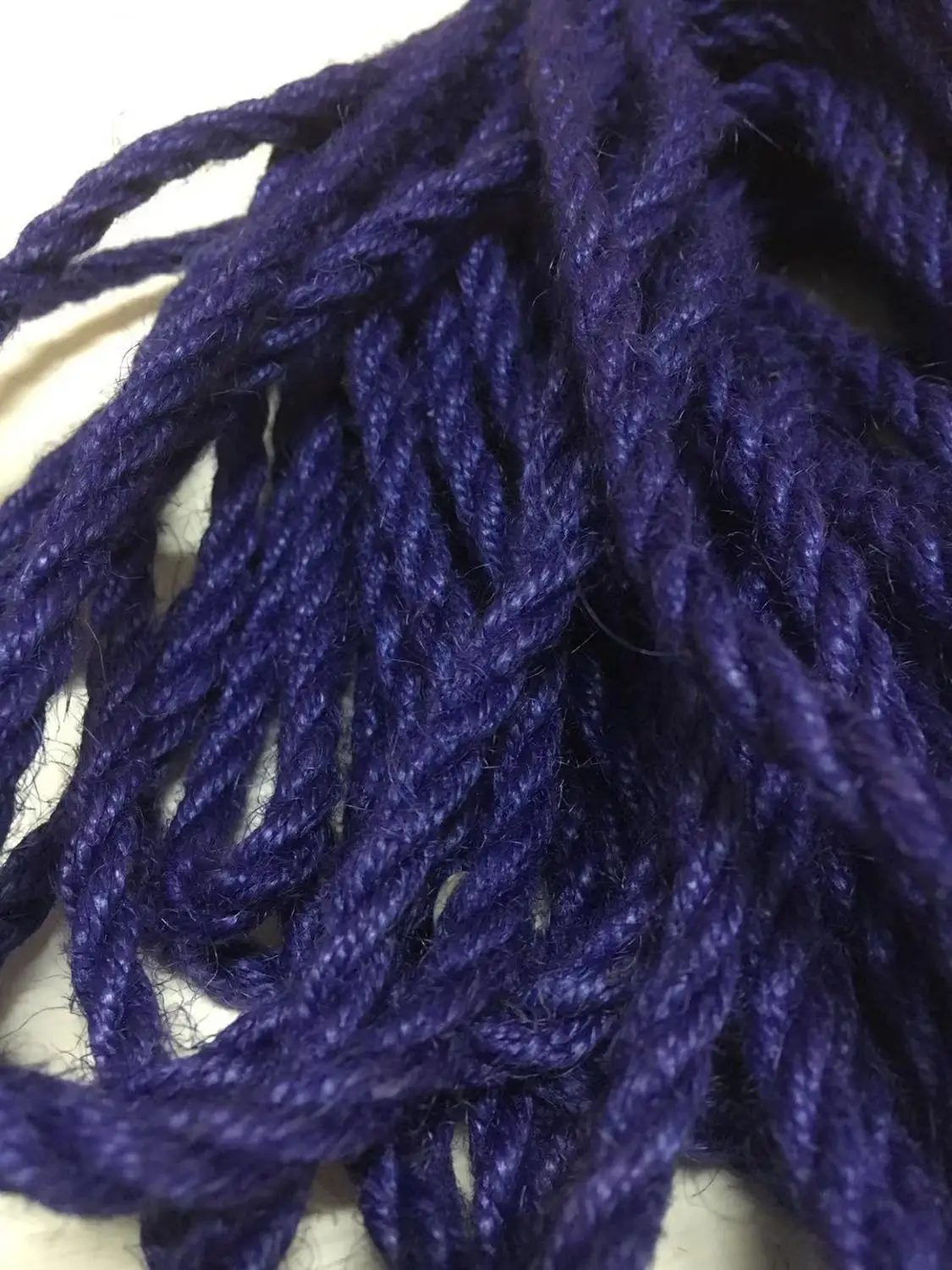 Jute rope 5 meters 6mm with blue red black raw colors for DIY pet Scratching