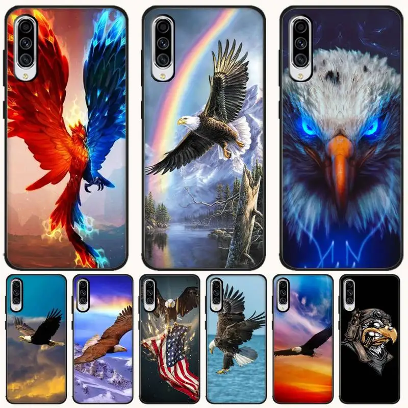 HaNismt Fierce Eagle Newly Arrived Black Cell Phone Case For Samsung A6 6S 6Plus 7 720 750 8 PLUS 9 920 2018 A8 A9STAR | Мобильные