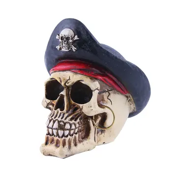 

Resin Skull Halloween Gift Cool Decoration Home Ornament Resin Skeleton Skull Head Bone