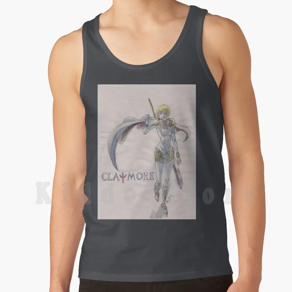 Clare Da Claymore Canotte Gilet Senza Maniche Clare Claymore Anime Animazione Giapponese