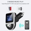 JINSERTA Handsfree Car Bluetooth FM Transmitter Modulator AUX Input/Output Music Play 3.1A Dual USB Charger with TF/U Disk Play ► Photo 2/6