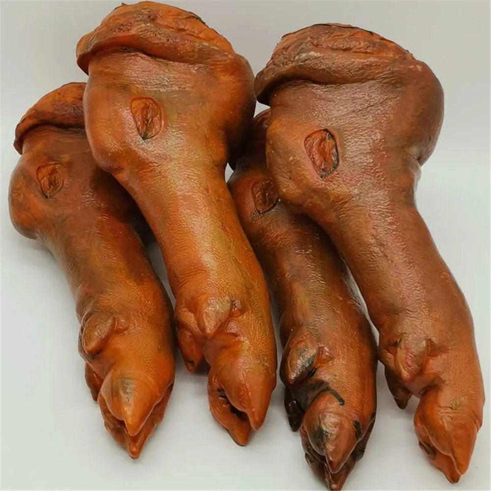 Pack De 4 Modelos De Carne De Cerdo De PVC De 11x7,2 Cm, Simulados Realistas Para Decoración De Cocinas, Escaparates Y Sesiones De Fotos