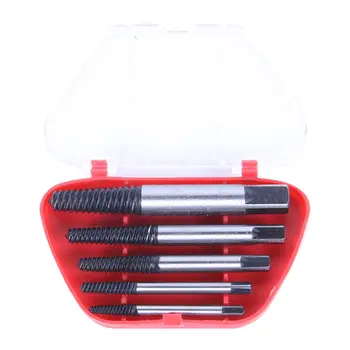 

Guillotine screw extractor metal Spiral Friction Design get stripped and broken screws in a fast and easy way. 5/6pcs