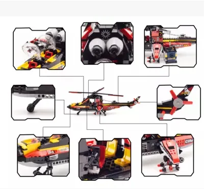 

ENLIGHTEN 1917 Police Series of Ghost Recon Children Fun Toy Educational Assembled Small Particles Building Blocks