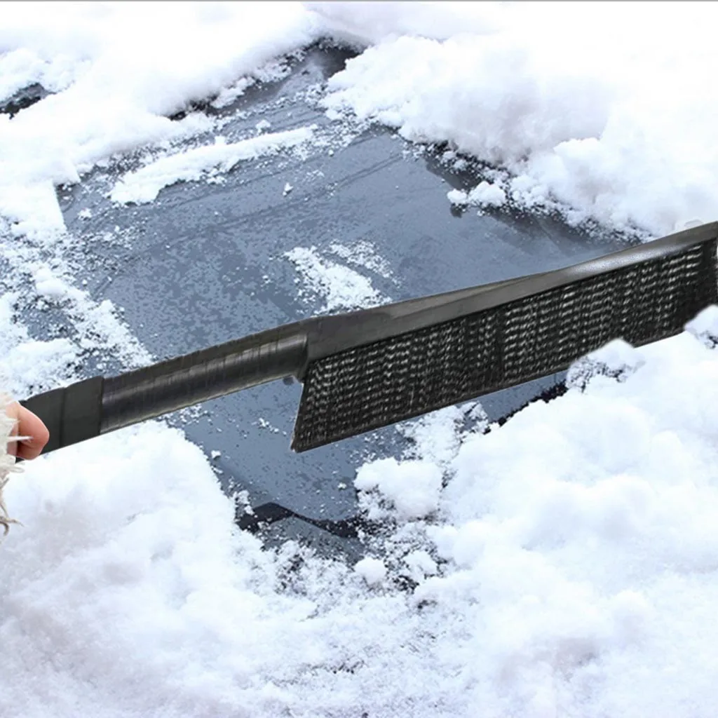 2-в-1 автомобильный скребок для льда Удаление снега щетка для лопаты окна ветровое стекло Противообледенительная очистки скребка щетка для очистки инструмента