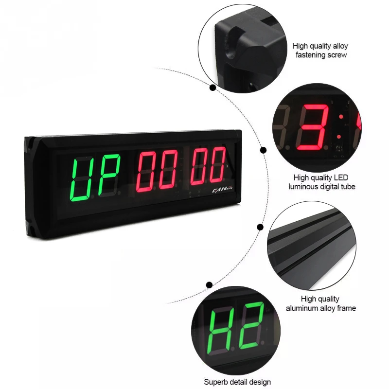 [ganxin]1.8 Inch Gym Crossfit Timer Led Interval Timer Training Time