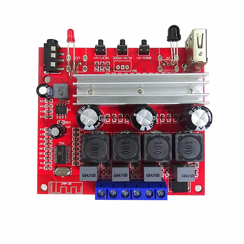 SOTAMIA TPA3116 Bluetooth 5,0 усилитель мощности плата 100 Вт* 2 стерео усилитель TPA3116D2 2,0 аудио усилитель с регулировкой громкости