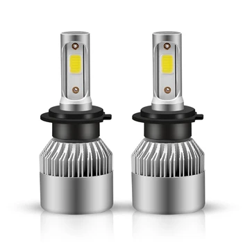 

One pair sale H4 H7 Car Headlight LED canbus COB 6500K H1 H3 H8 H9 H11 9005 9006 880 LED Lamp Bulbs Auto Head Light