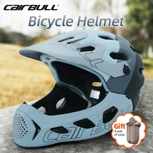 Helmet bull casco da bici uomo donna In-mold Full Face MTB Mountain casco da ciclismo OFF-ROAD Racing sicurezza sport cappellini per casco da bicicletta