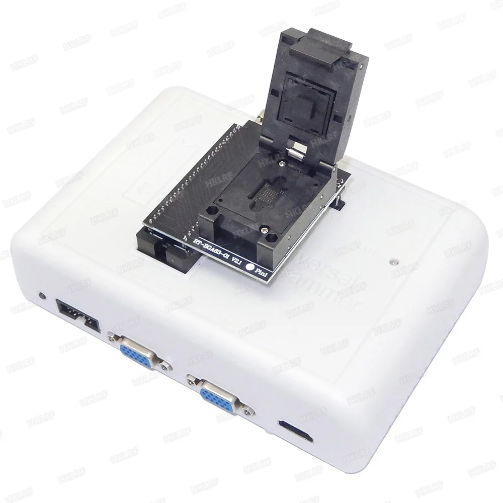 BGA63 адаптер для RT809H гнездо RT 01 V2.1 0 8 мм 9x11 бесплатная доставка|adapters for programmer|emmc
