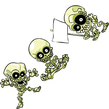 

23*8cm Funny Skull Vinyl Car Decals Stickers Chinese Kung fu skeleton Motorcycle Decoration Auto Accessories