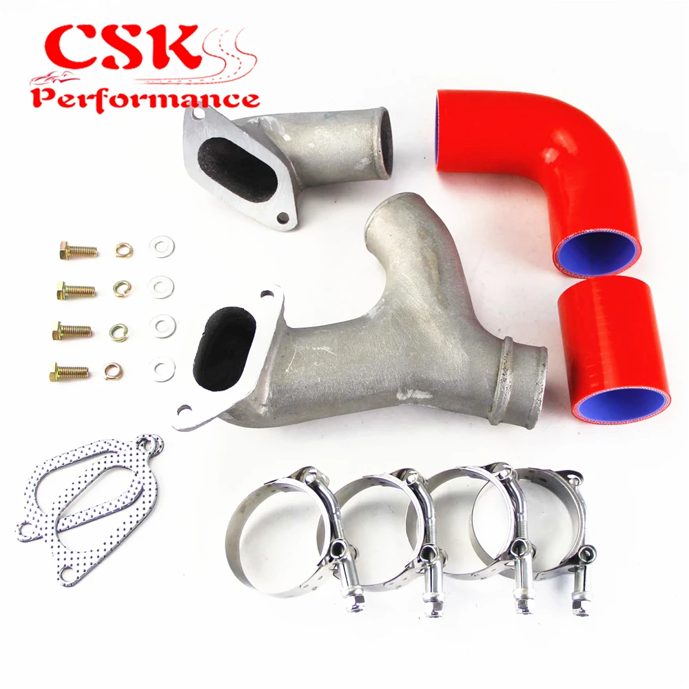 Красное алюминиевое Верхнее Крепление интеркулера Y PIPE kit подходит для 02 07 SU * Bar