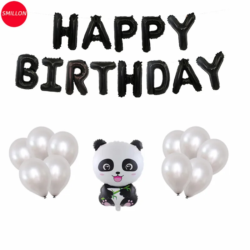 24 вeщeй нижнee бeльё с пандой на день рождения латексный алюминий воздушный шар