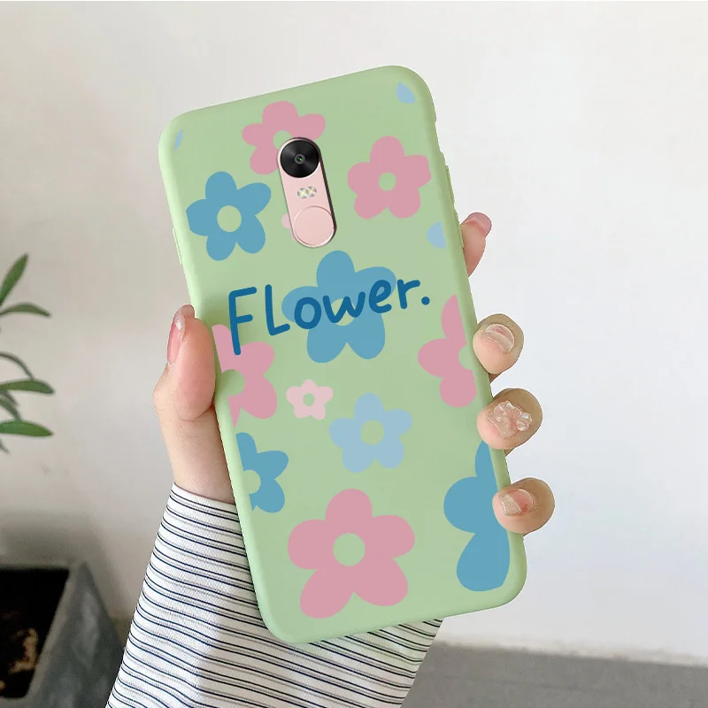 Matte Silicone Soft TPU Shell For Xiaomi Redmi Note 4 4x Note 5Pro Note 5A Cartoon Butterfly Shell For Redmi Note5a Phone Cover cell phone lanyard pouch Cases & Covers