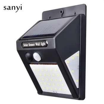 

12/20/30/40/100 LED Solar Lights Outdoor Security LED Wall Lights Solar PIR Motion Sensor Sunlight for Garden Decoration