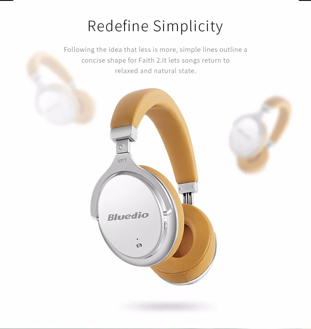 Наушники с активным шумоподавлением Bluetooth 4,2, беспроводная гарнитура с микрофоном 57 мм, наушники с басами для телефонов, компьютера