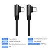 90 Degree Elbow Type-c Cables 20V 3A 60W PD Fast Charging Type C To Type C Male to Male USB Type-C Devices 0.2m 0.5m 1m 2m ► Photo 2/6