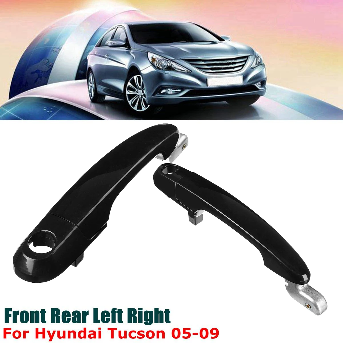 Для Hyundai Tucson 2005 2006 2007 2008 2009 Автомобильный дизайн Передняя Задняя правая левая