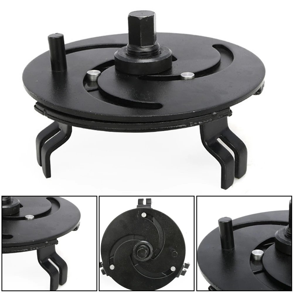 10-17cm 3 Jaws Adjustable Car Fuel Tank Lid Wrench Tool Remove Oil Cover Pump Cap Spanner Removal T