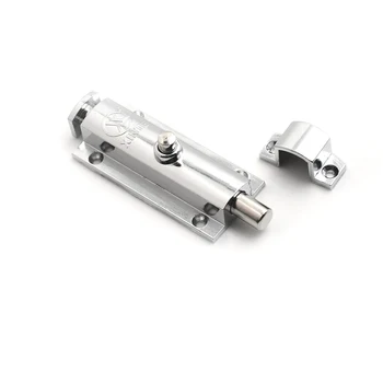 

1 x Door Bolt 80x30x13mm Zinc Alloy Button for automatically pop-up Door Security Safety Locks
