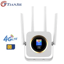 TianJie 4G Lte роутер Sim CPE 4G модем Мобильная точка доступа беспроводной Wifi широкополосный 4 Wifi антенна Ap Wi fi маршрутизатор вселенный шлюз