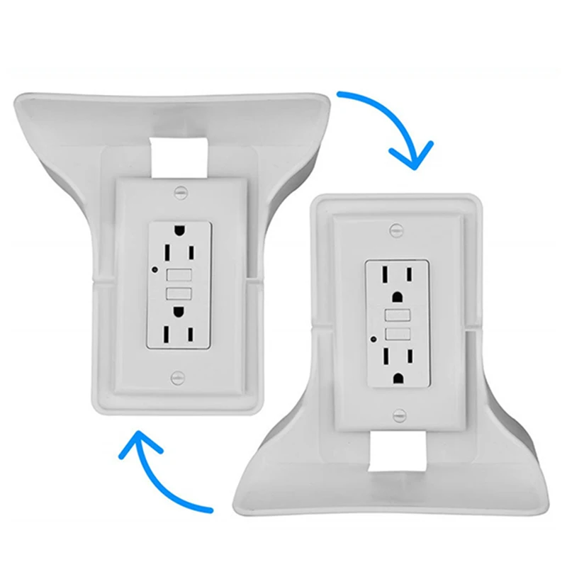 Kitchen Switch Socket Rack Wall Storage Outlet Shelf Home Wall Shelf Organizer Bathroom Mobile Phone Charging Rack Holder_voghion.com
