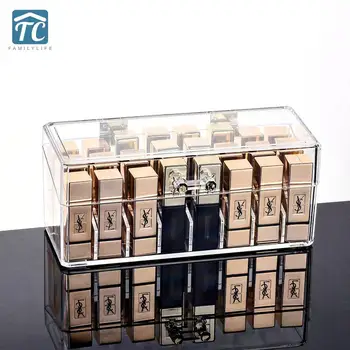 

24 Gram Acrylic Makeup Storage Box Makeup Mascara Storage Box Lipstick Brush Holder Jewelry Cosmetics Display Stand