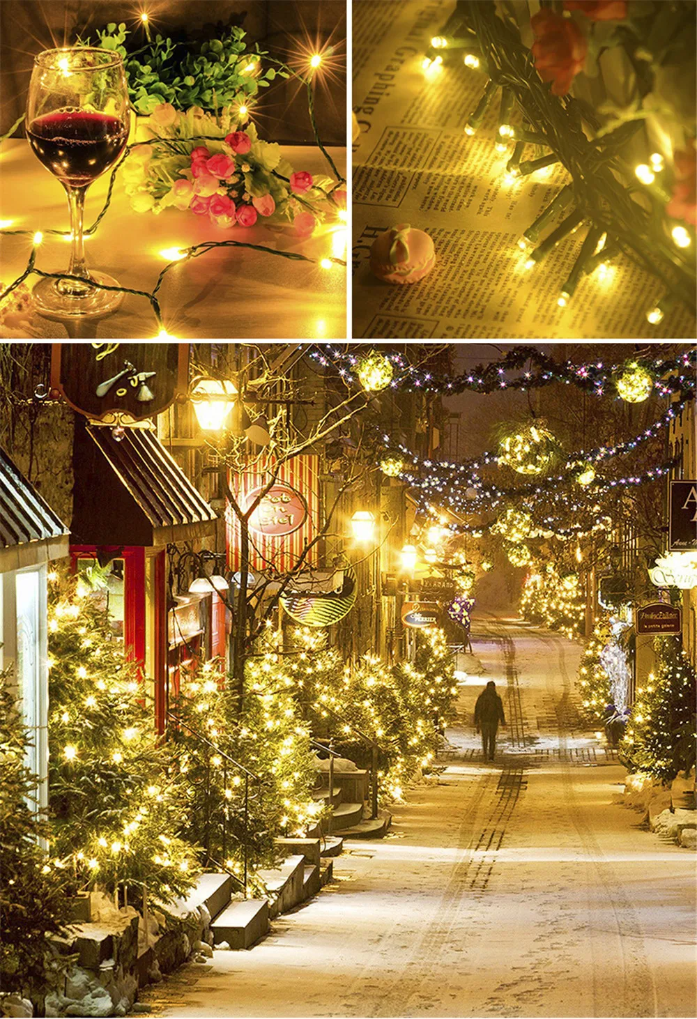 Горячая Распродажа 30-200 светодиодный уличный Солнечный светодиодный Сказочный свет, водонепроницаемый для праздника, Рождественское украшение, вечерние гирлянды, садовая лампа