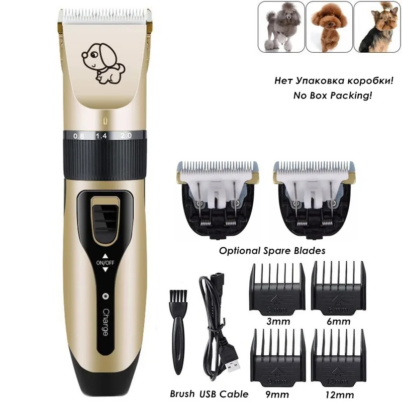 

Electrical Pet Clipper Professional Grooming Kit Rechargeable Pet Cat Dog Hair Trimmer Shaver Set Animals Hair Cutting Machine