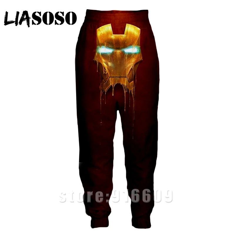 3d принт для мужчин и женщин Полная длина jogger дети Sweatpant зимние Железный человек брюки Аниме Мстители повседневные забавные Топ спортивные брюки A369 - Цвет: 16