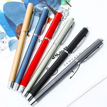 

12pcs Metallic Feel Gel Pen Office Writting Signature Ink Pens Cool Creative School Supplies Gift Business Stationery 0.5mm