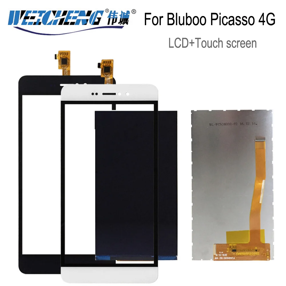 ЖК дисплей Bluboo Picasso 4G + кодирующий преобразователь сенсорного экрана в сборе