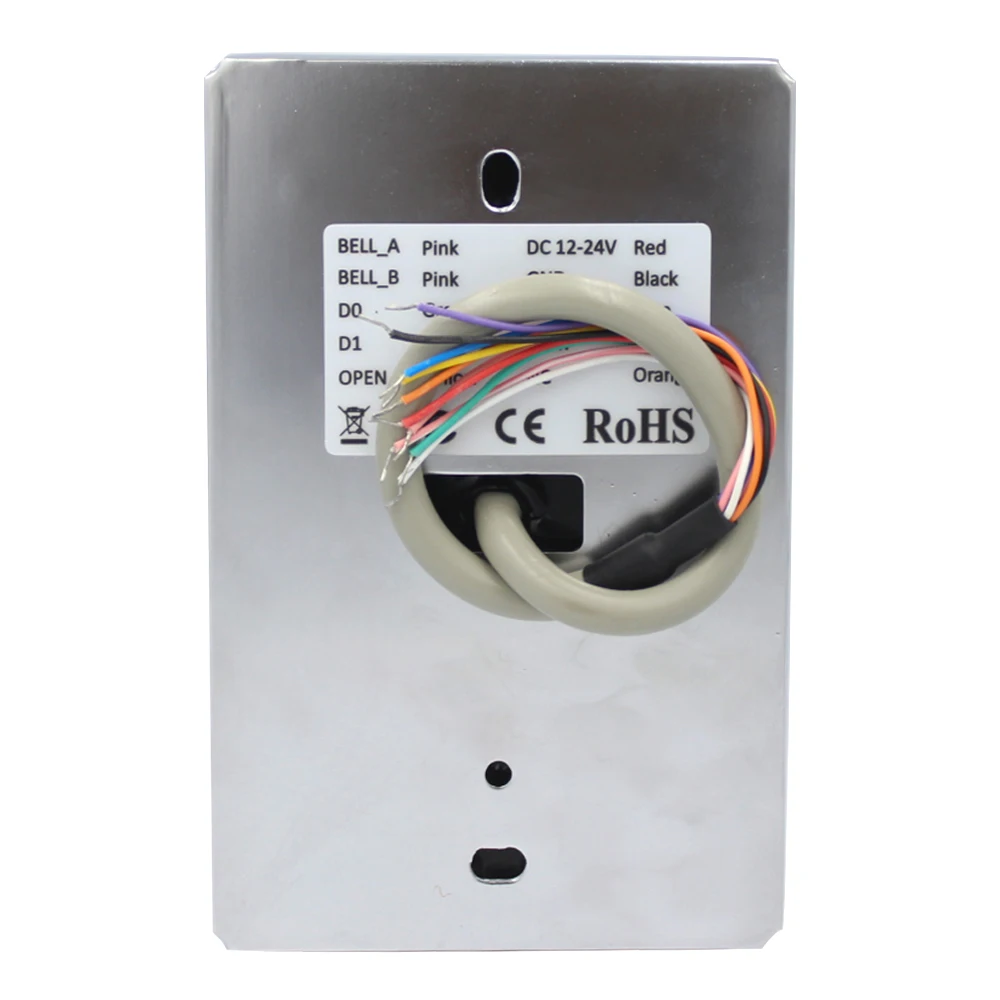 Backlight Zinc Alloy Standalone RFID door Access Control System Kit 125Khz 13.56Mhz metal waterproof keypad with wiegand 26