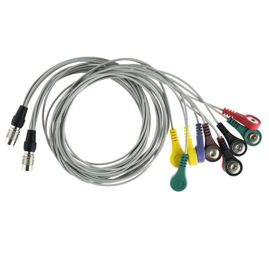 Система мониторинга EH-2-13 ECG Cable lead Holter только кабель с 4 выводами 6 для quntian |