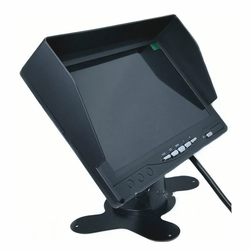 

7" 4 Split Screen IPS Screen 1024*600 AHD Car Monitor Security Monitoring Driving Recorder DVR Front/ Rear Dual Lens Cameras