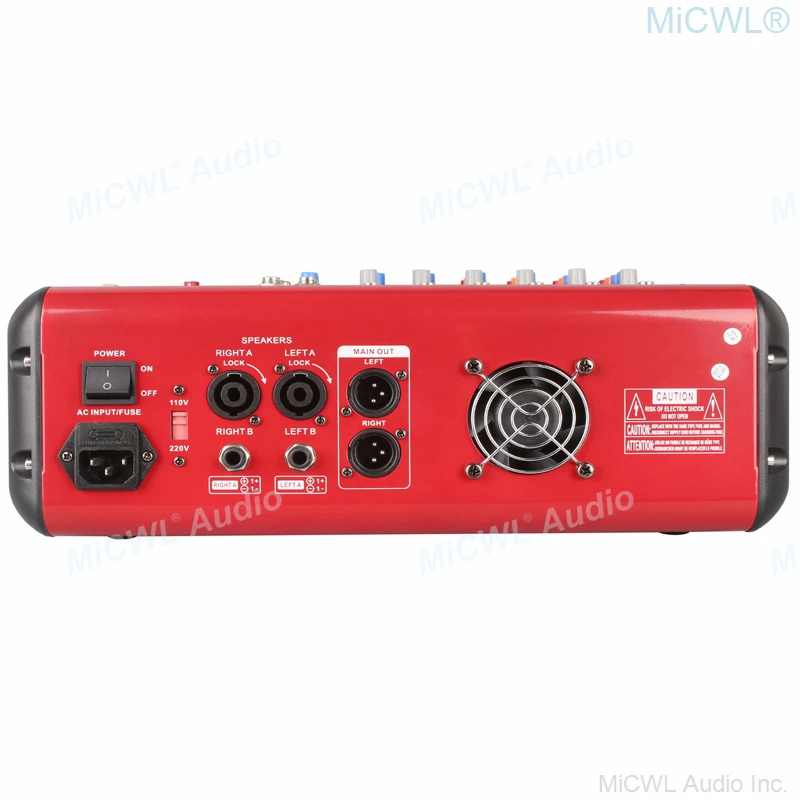 US $178.60 MiCWL 800W 4 Channels Mixing Console With 2 X 400 Watts Power Amplifier Professional Bluetooth Record USB Audio Mixer DJ