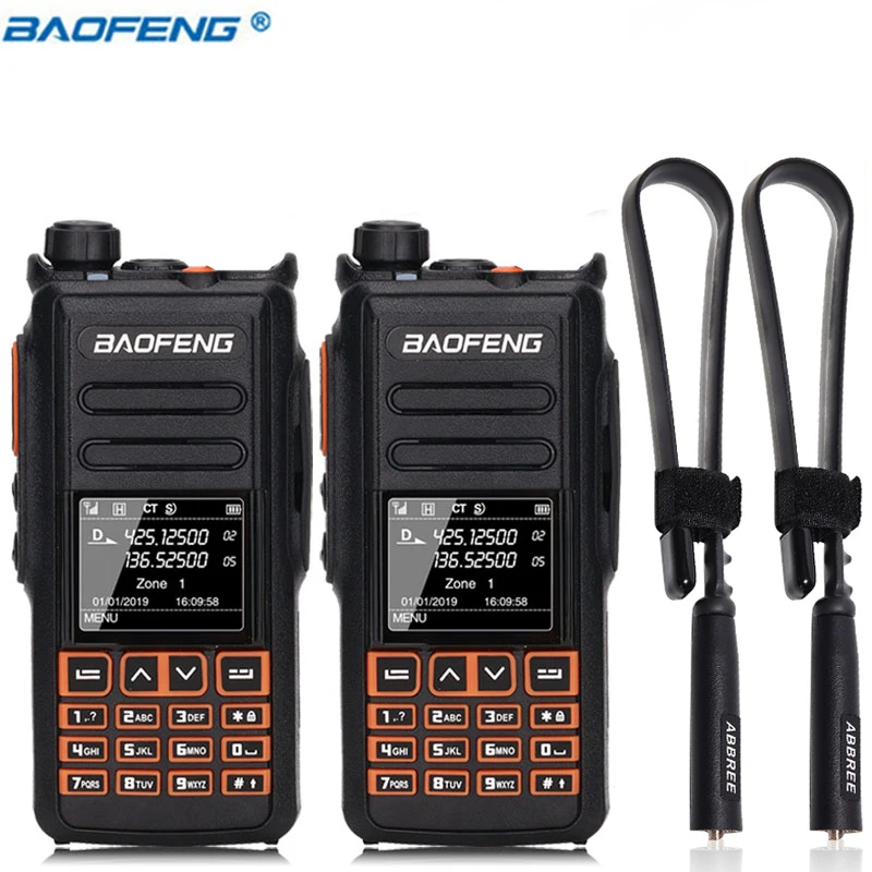 tactical anten 2 шт. Baofeng DM-X gps Портативная рация Dual Time slot DMR цифровой/аналоговый DMR ретранслятор обновление DM-1702 Ham портативное радио - Цвет: tactical anten