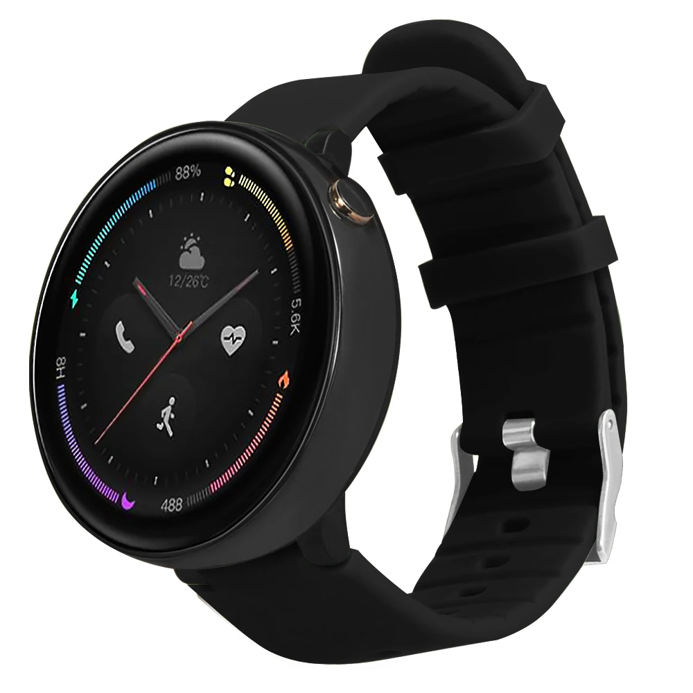 Силиконовый ремешок для часов Huami Amazfit 2 мягкий браслет ремень для Amazfit Verge 2/A1807 Смарт часы замена аксессуары