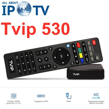 

DHL Free Shipping Tvip 530 Tv Box Amlogic S905W 4K H.265 Tvip530 Best Tvip 410 415 Tvbox