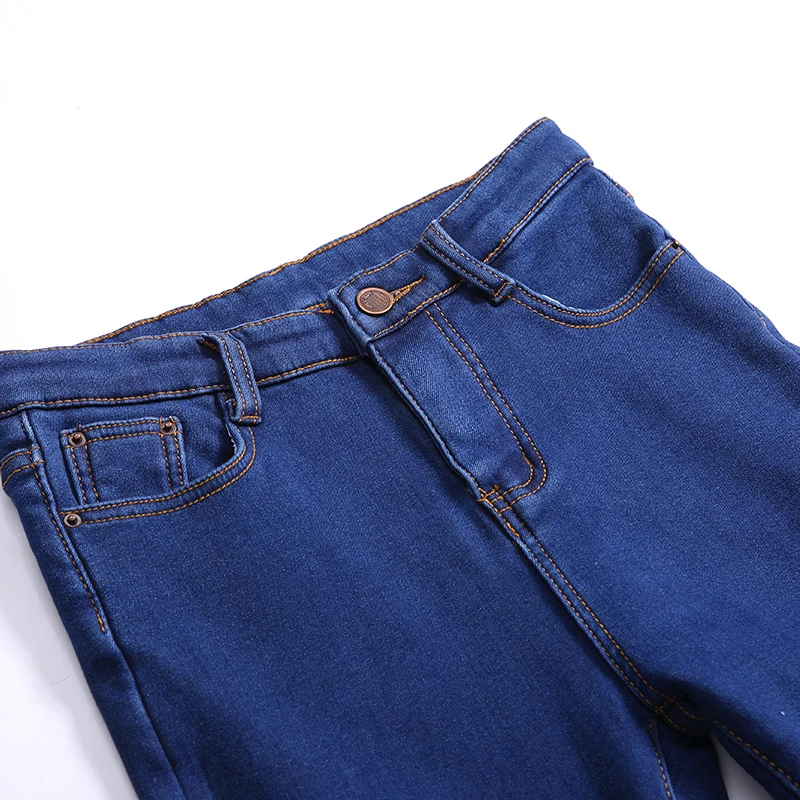 jeans female autumn high waist was thin nine pants trousers Korean autumn pencil pants