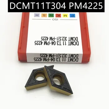 

10PCS DCMT11T304 PM 4225 Carbide Insert Turning Tool Turning Milling Cutter CNC Cutting Tool Slot Cutting PM4225