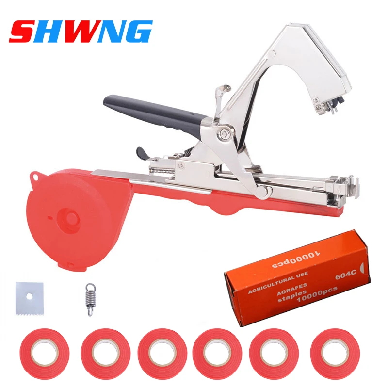 

Garden Tools Garter Plants Plant Branch Hand Tying Binding Machine Minced Vegetable Tapetool Tapener Tapes Home Garden