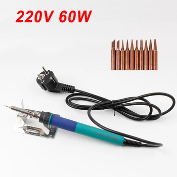 

CXG 936D LCD Adjustable temperature Digital Electric Soldering station 220V 60W Internal heating Replace HAKKO 936 10pcs tips