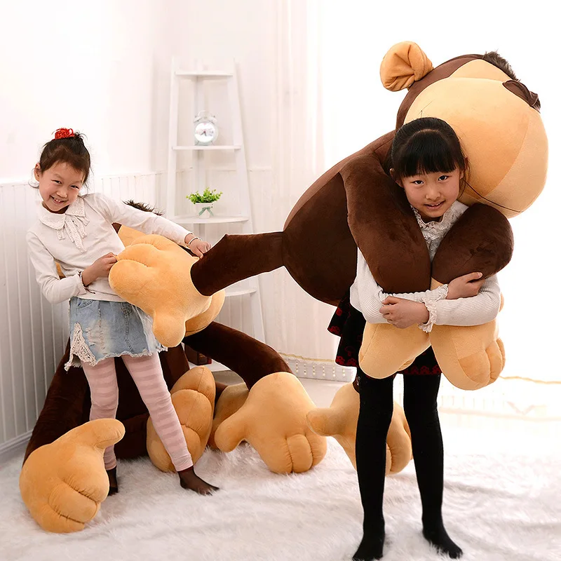 

Jungle Series Gorilla Plush Toy Doll Chimpanzees Jingang Doll Pillow to Send His Girlfriend a Gift