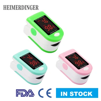 

In Stock Portable Finger Oximeter Fingertip Pulsoximeter Pulse Oximeter Blood Pressure Pulse Heart Rate Monitor Without Battery