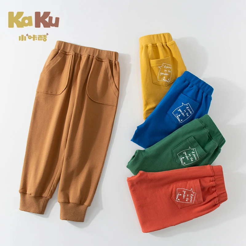 

Children's casual pants autumn and winter boys double-thick thick warm pants 2-8 years old foreign style girl baby pants baby co