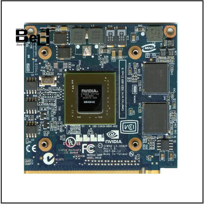 Видеокарта 8400M GS 256MB DDR2 8400MGS VGA для Acer TravelMate 4730G 5520G 5530G 5710G 5720G 5730G 6593G 7520G 7530G 7720G 7730G |