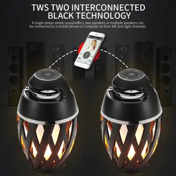 

Smart LED Music Lamp Bluetooth Outdoor Travel Home Bar LED Flame Light Speaker Wireless Micro USB Audio KTV Bluetooth Lamp Gift